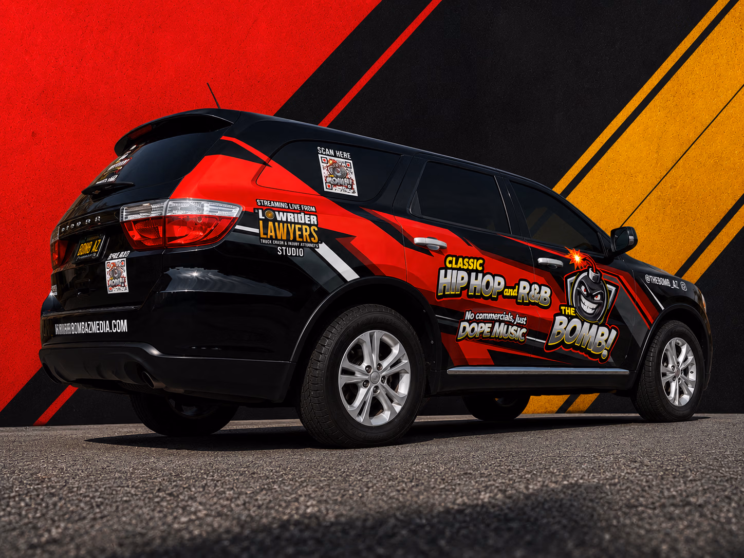 The Bomb! vehicle wrap in Phoenix, AZ