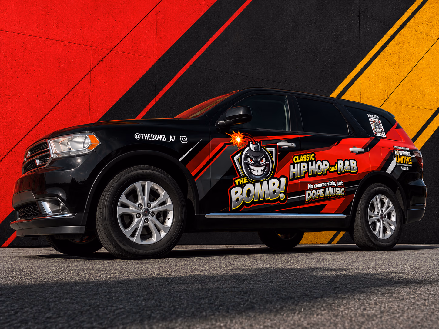 The Bomb! vehicle wrap in Phoenix, AZ