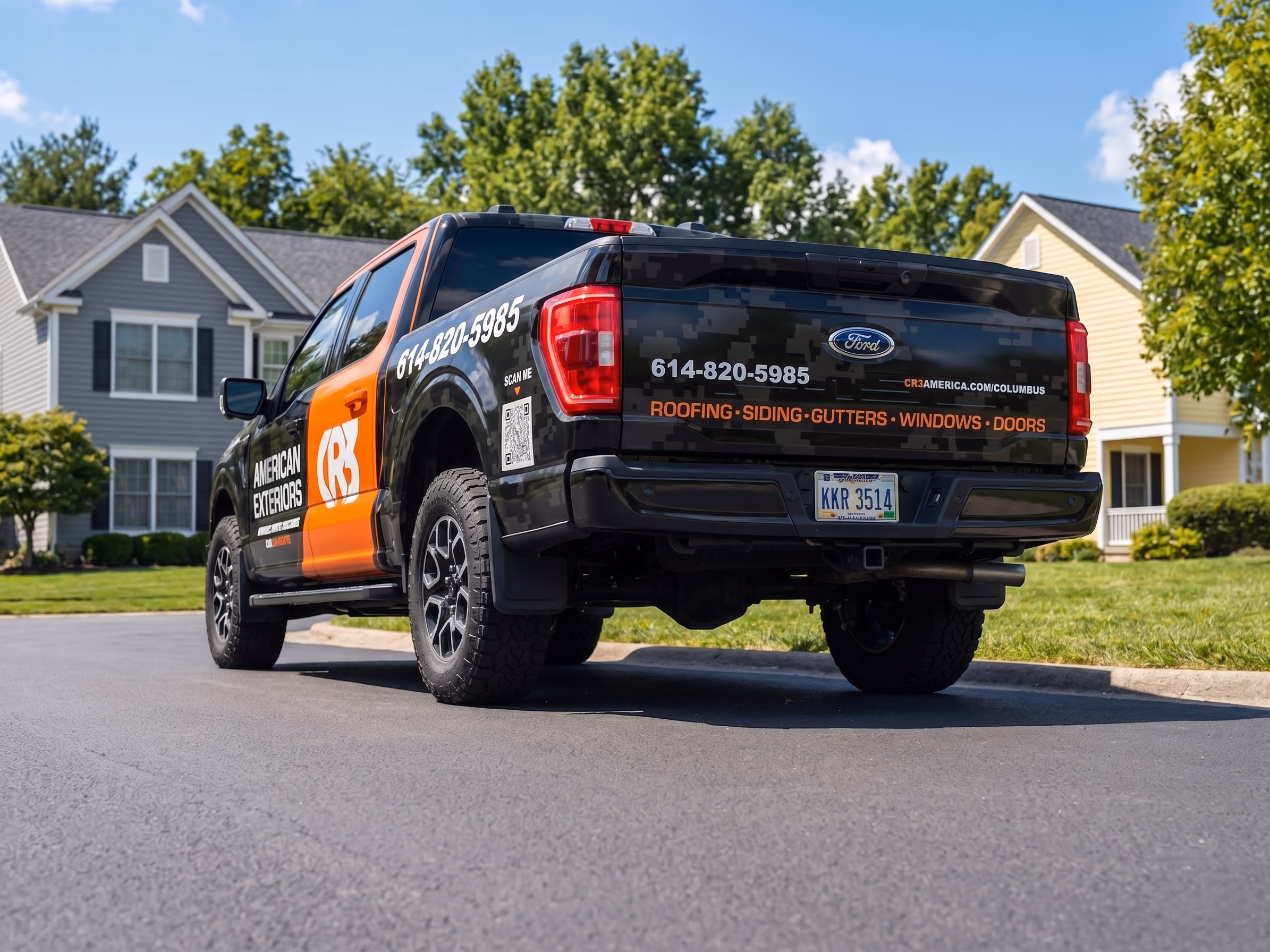 American Exteriors / CR3 vehicle wrap in Columbus, OH