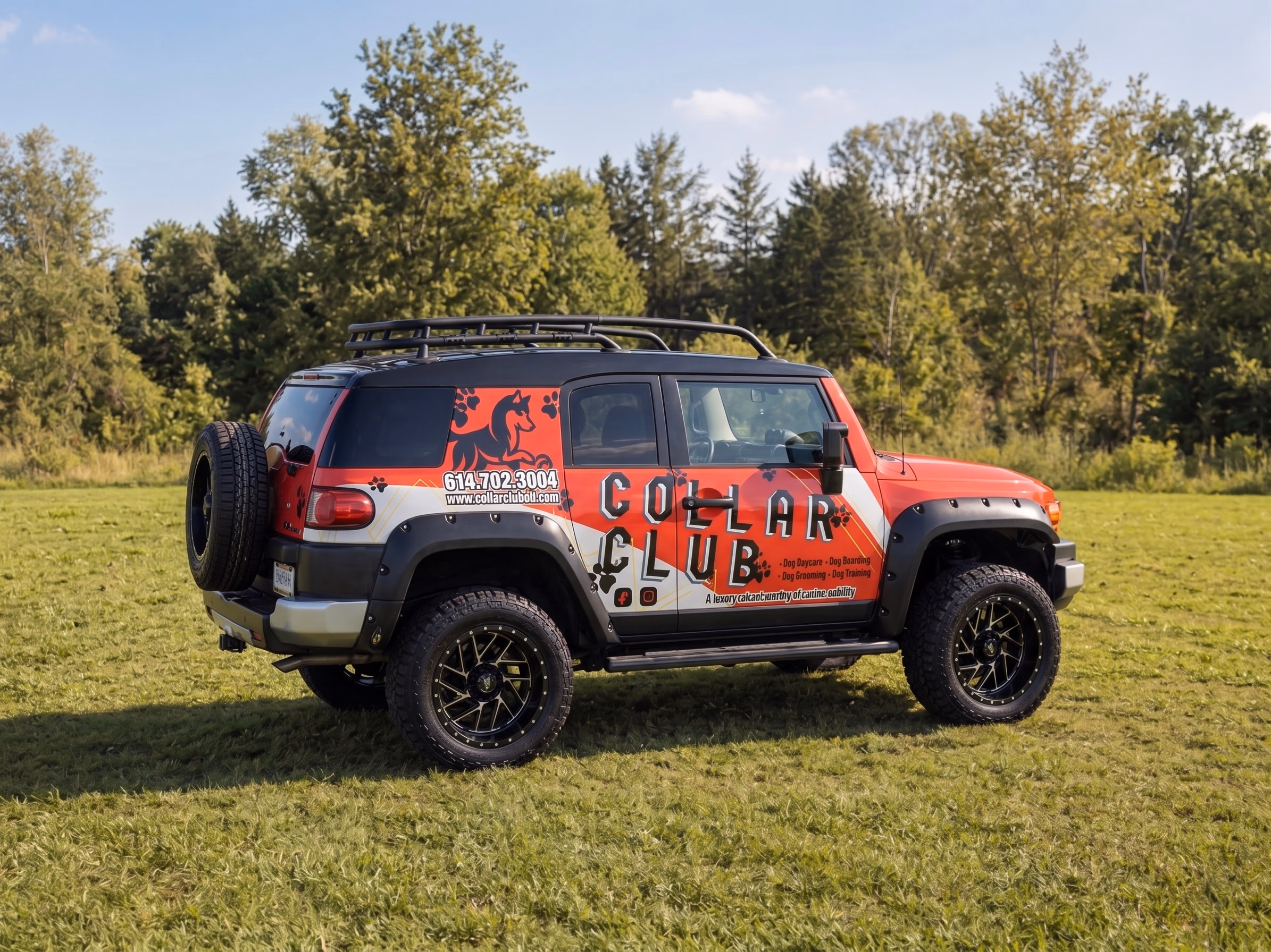 Collar Club vehicle wrap in Pickerington, OH