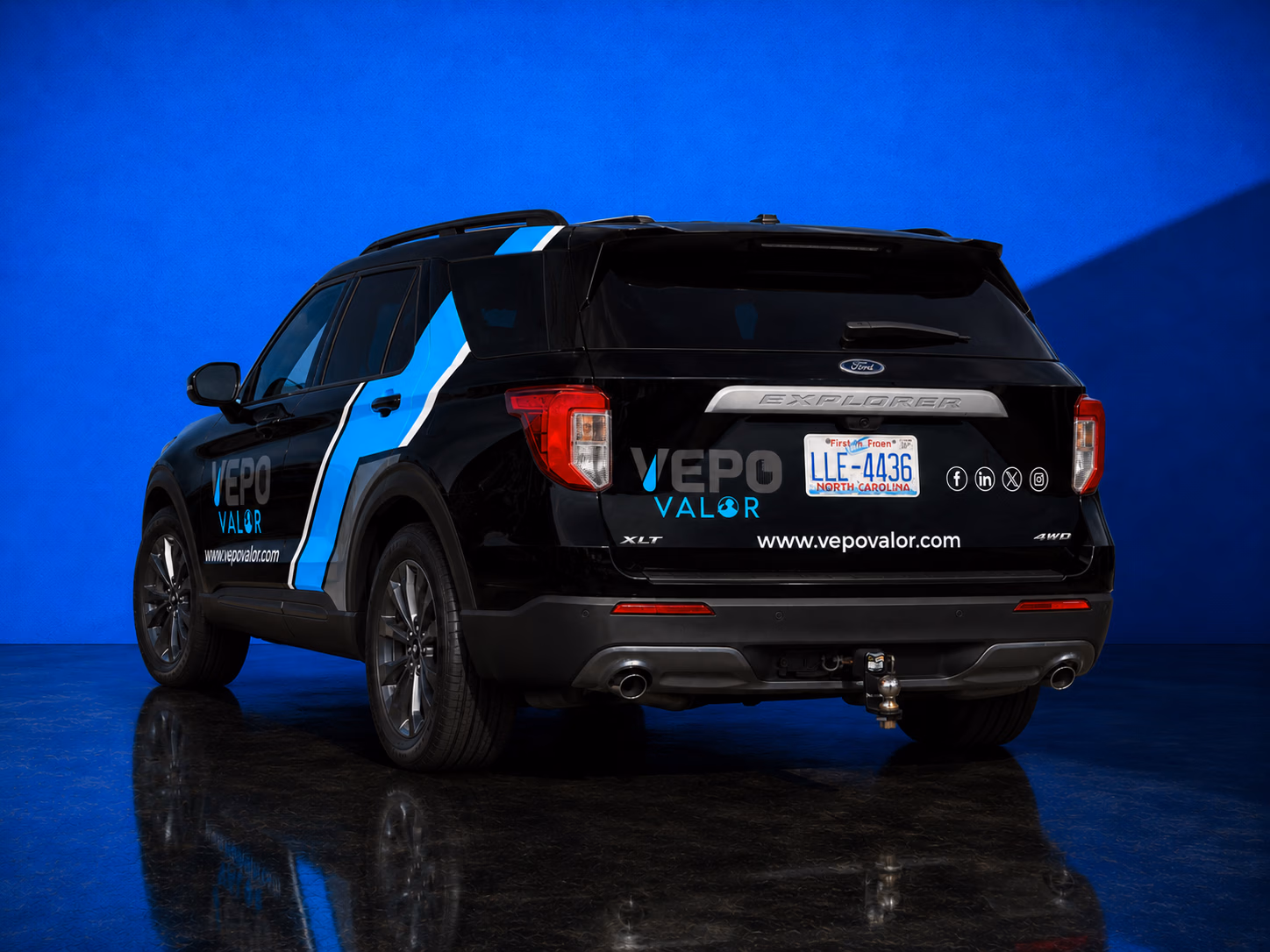 Vepo Valor vehicle wrap in Asheville, NC