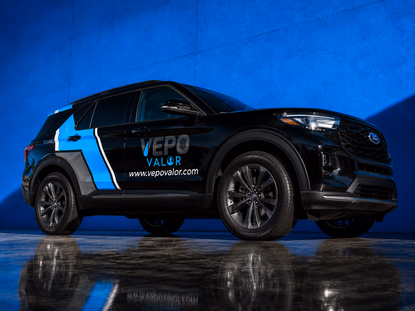 Vepo Valor vehicle wrap in Asheville, NC
