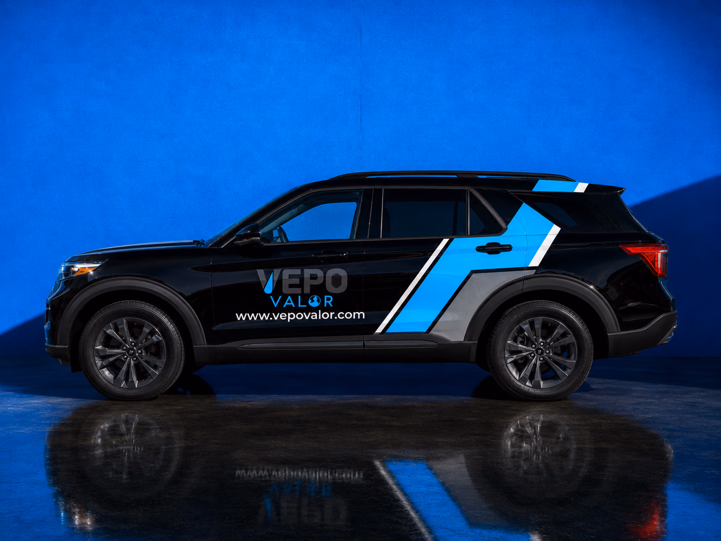Vepo Valor vehicle wrap in Asheville, NC