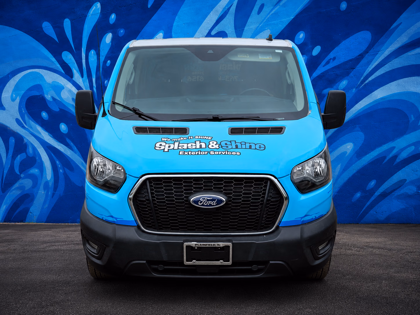 Splash & Shine Exterior Services vehicle wrap in Cambridge, MN