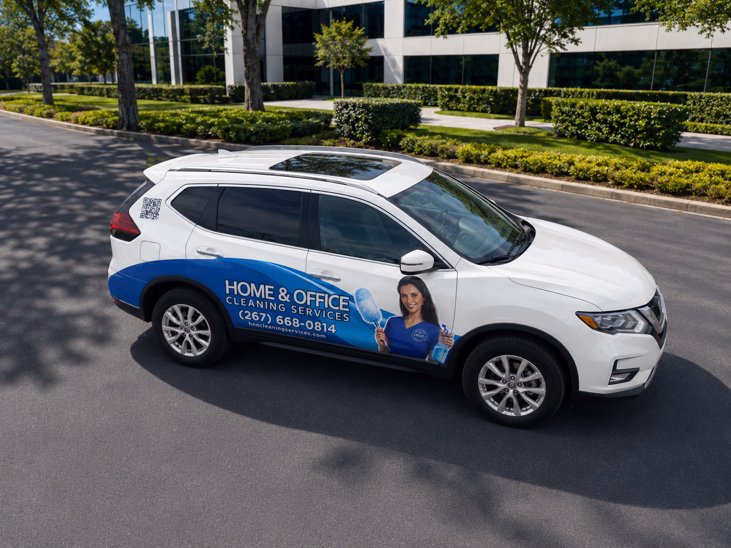 Home & Office Cleaning Services vehicle wrap in Palmyra, NJ