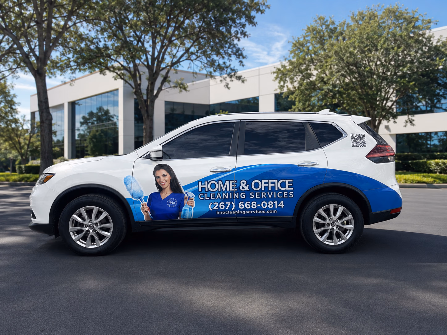 Home & Office Cleaning Services vehicle wrap in Palmyra, NJ