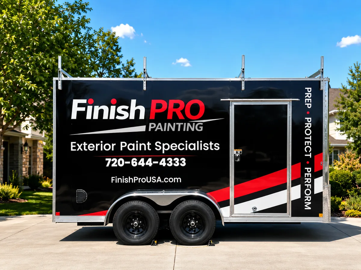 Full wrap on a trailer in Aurora, CO