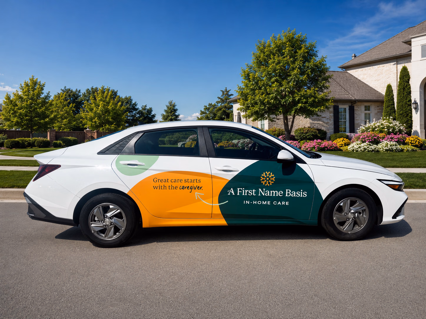 A First Name Basis vehicle wrap in Jackson, MS
