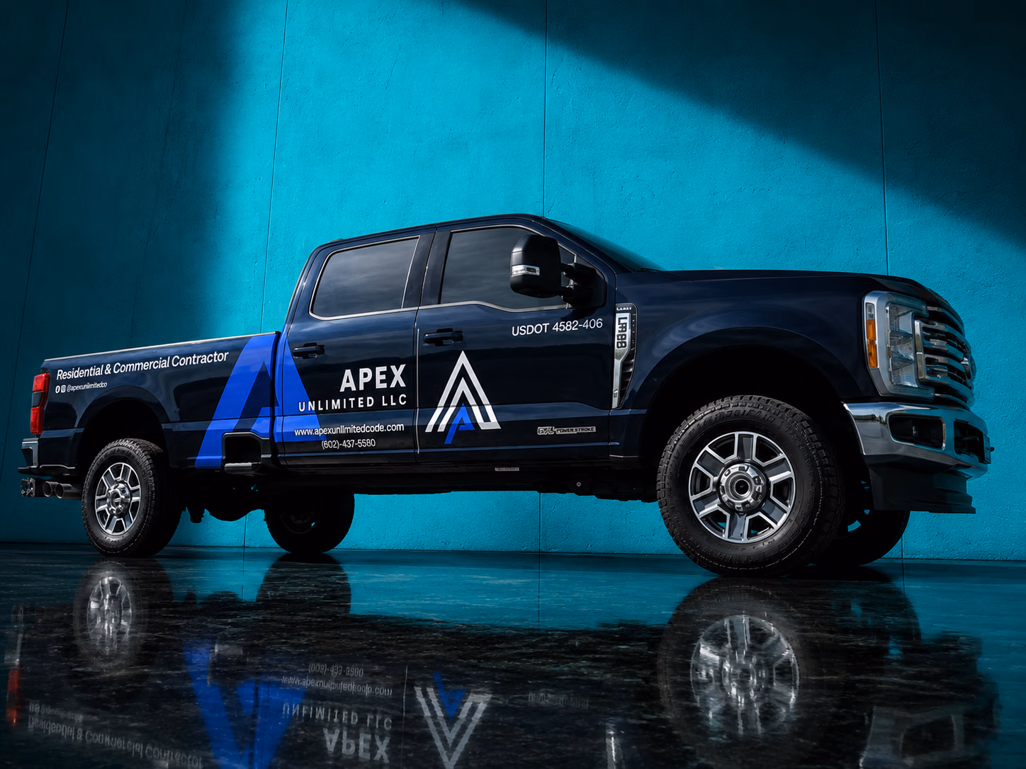 Apex Unlimited LLC vehicle wrap in Middletown, DE