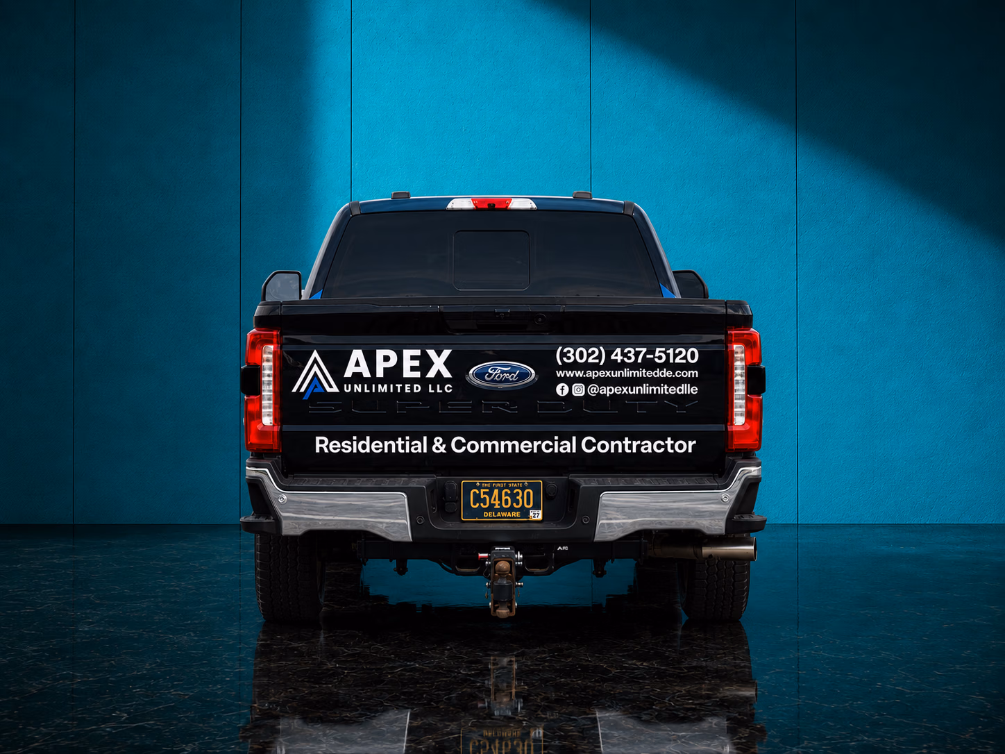 Apex Unlimited LLC vehicle wrap in Middletown, DE