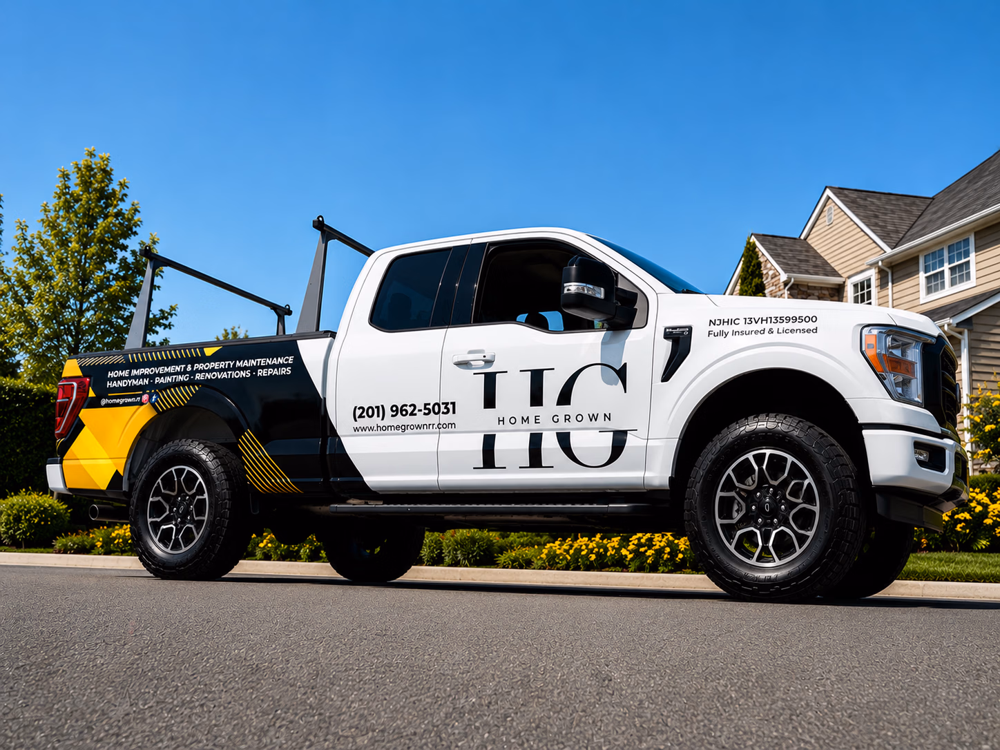 Home Grown vehicle wrap in Bergenfield, NJ