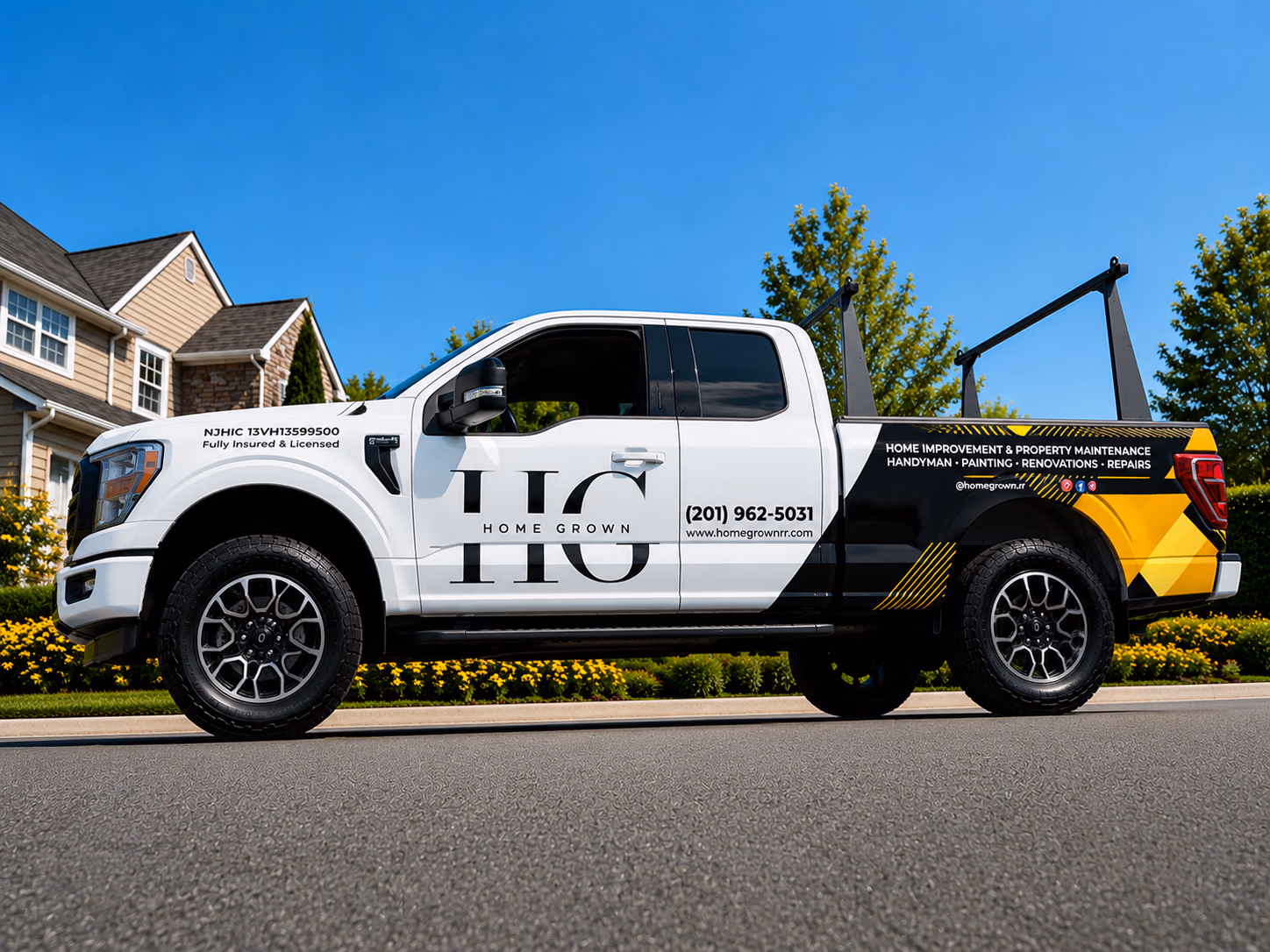 Home Grown vehicle wrap in Bergenfield, NJ