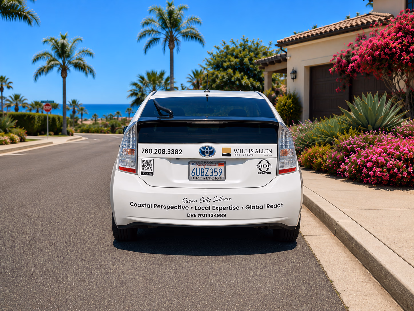 O Side Realtor vehicle wrap in Oceanside, CA