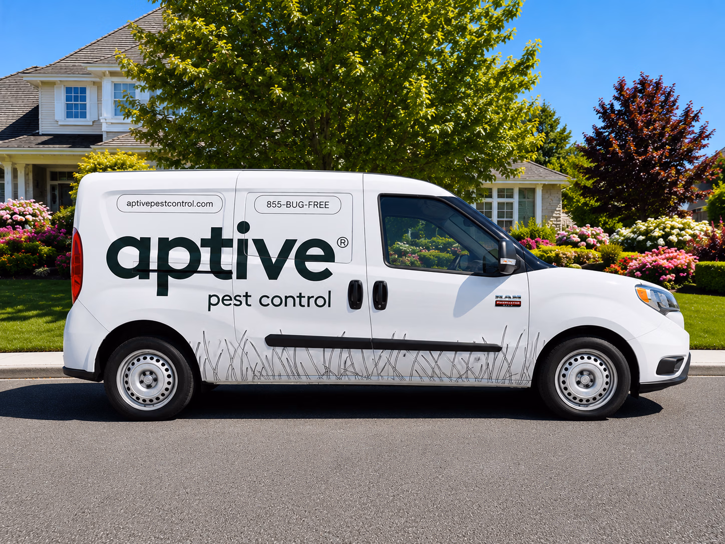 Aptive Pest Control vehicle wrap in New Berlin, WI