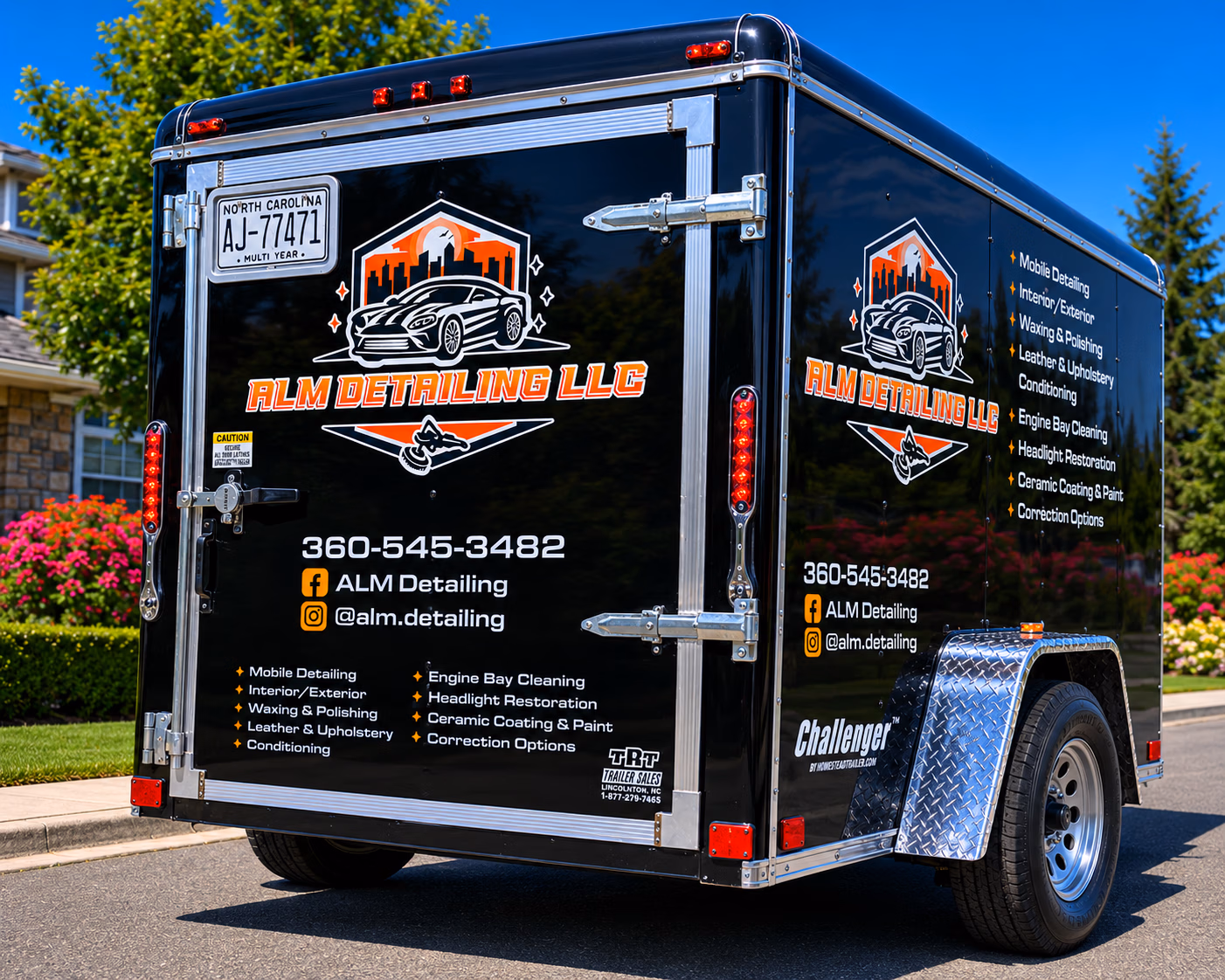 ALM Detailing LLC  vehicle wrap in Olympia, WA