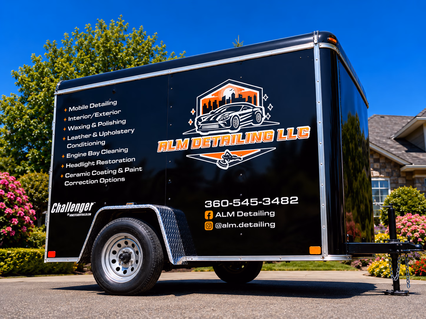 ALM Detailing LLC  vehicle wrap in Olympia, WA