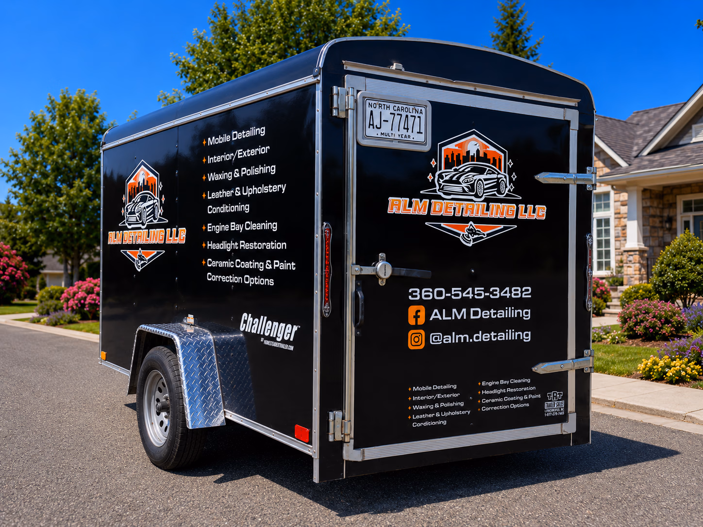 ALM Detailing LLC  vehicle wrap in Olympia, WA