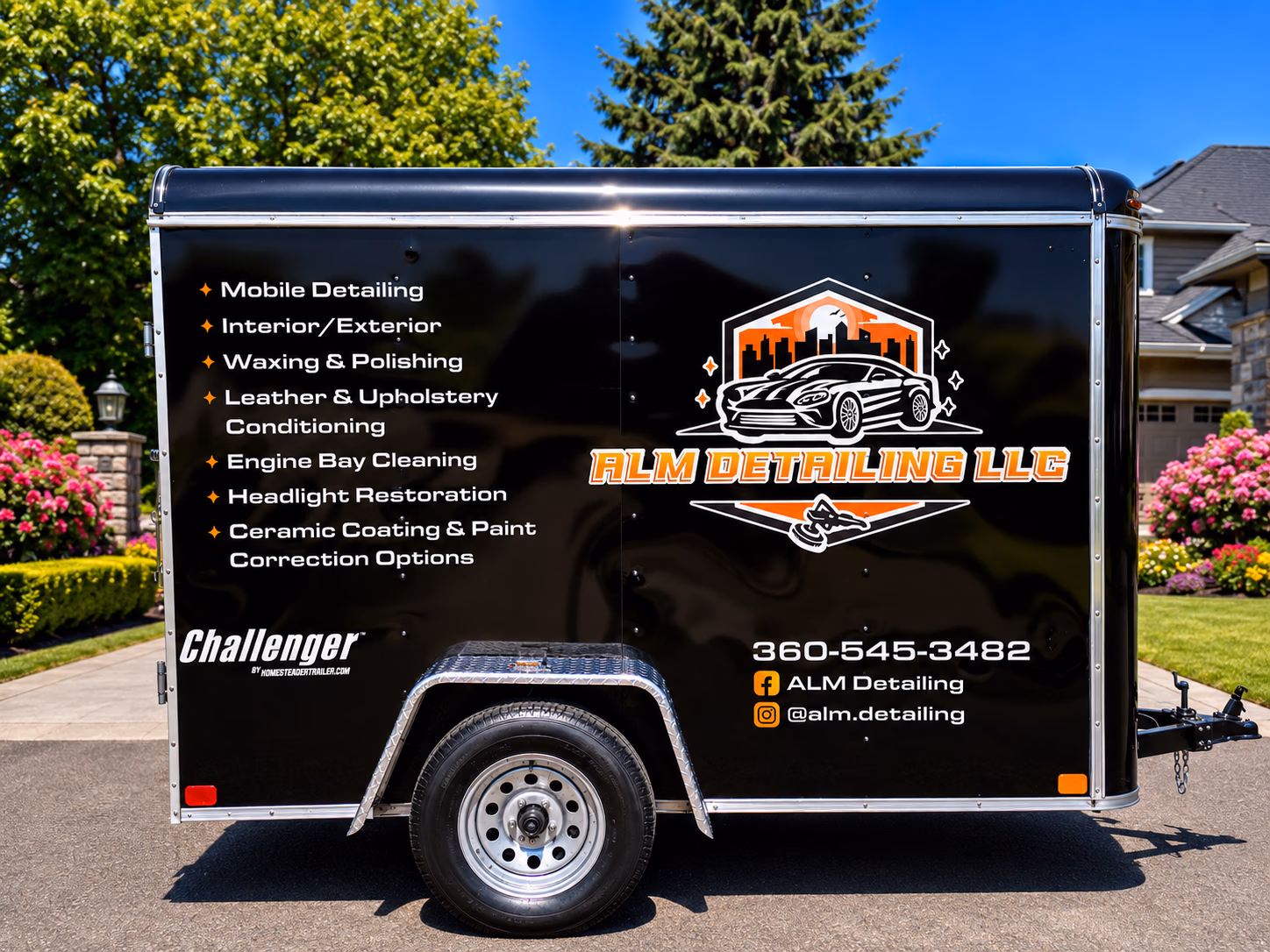 ALM Detailing LLC  vehicle wrap in Olympia, WA