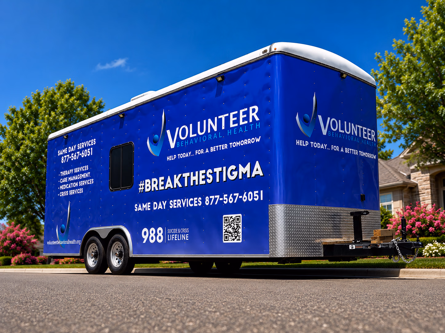 Volunteer Behavioral Health vehicle wrap