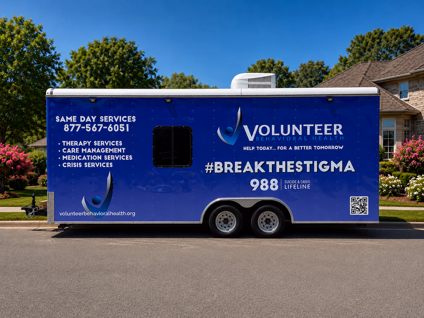 Volunteer Behavioral Health vehicle wrap