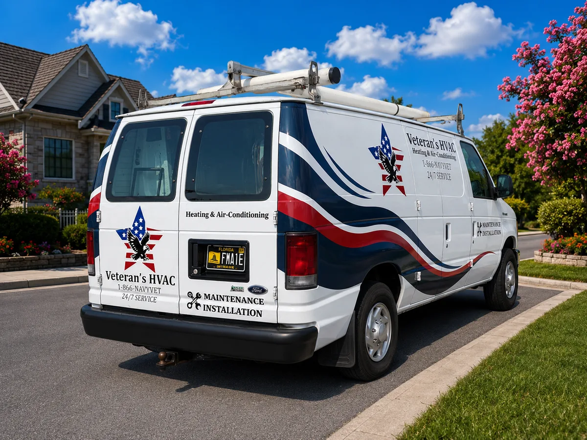 Spot graphics on a Ford E-Series van in Boynton Beach, FL