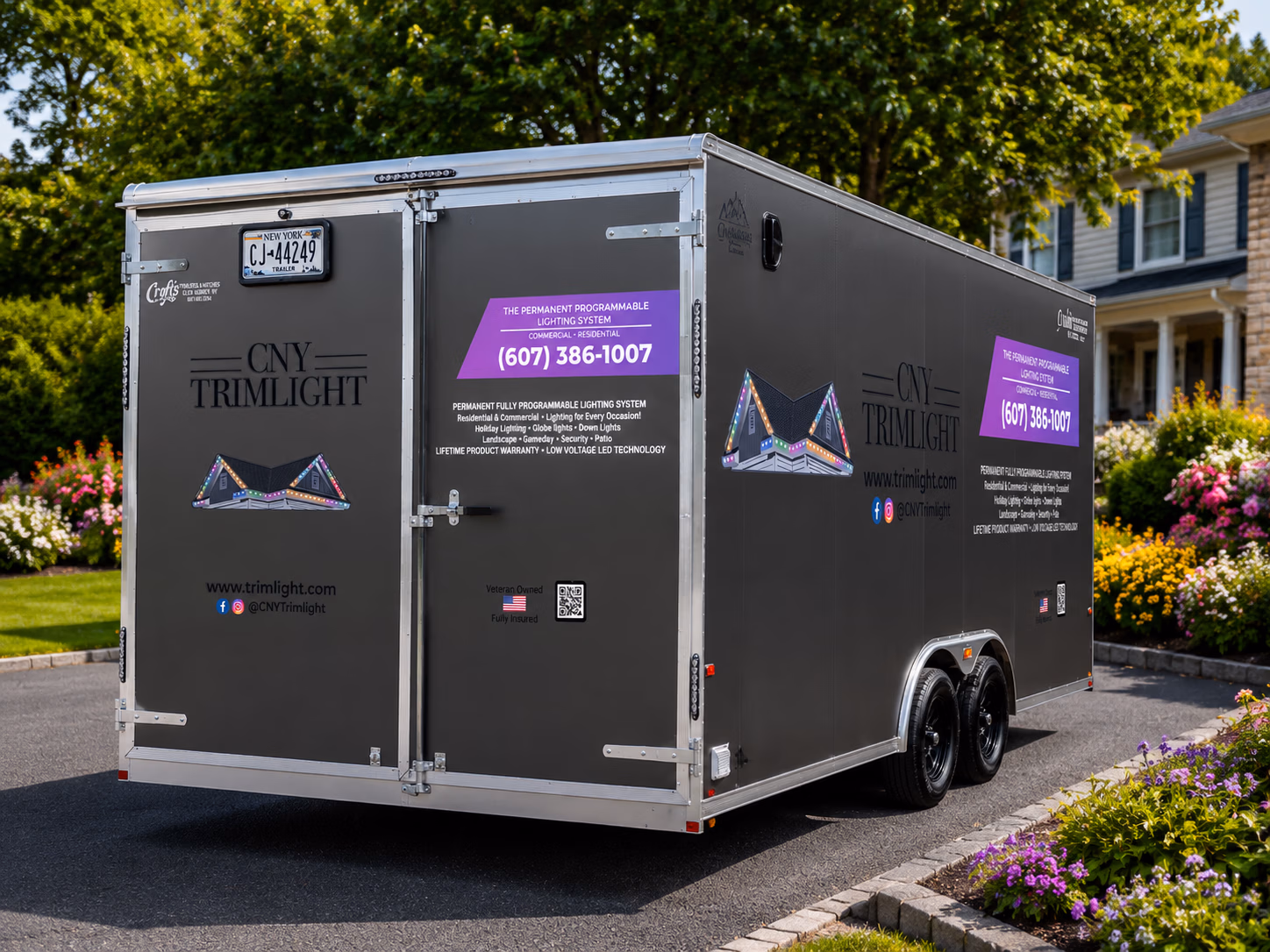 CNY Trimlight vehicle wrap in Oneonta, NY