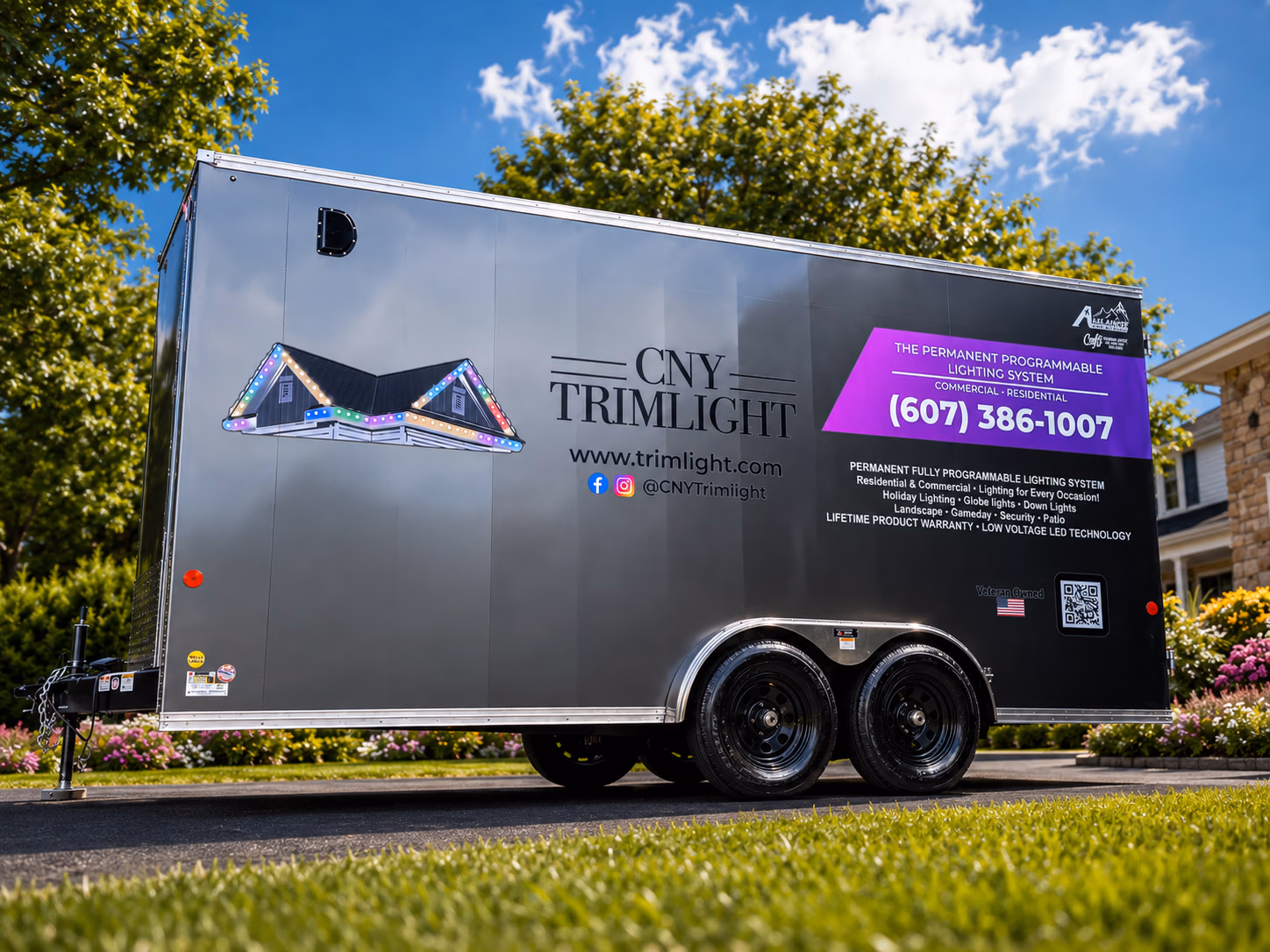CNY Trimlight vehicle wrap in Oneonta, NY