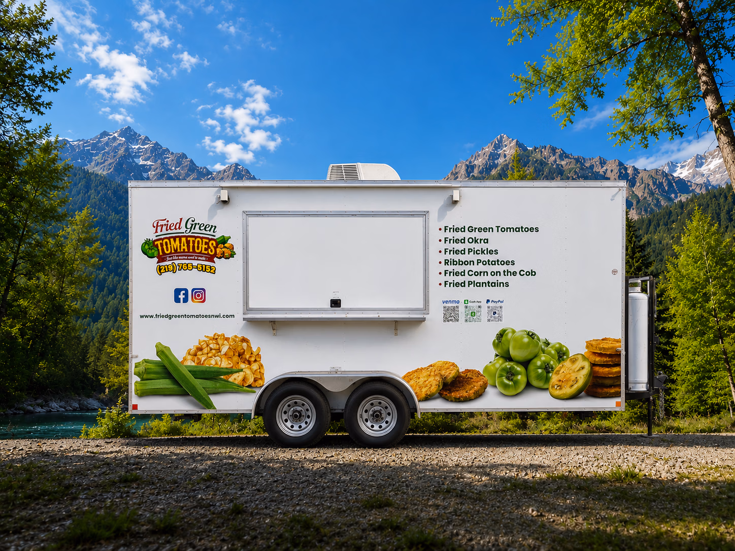 Fried Green Tomatoes vehicle wrap in East Chicago, IN