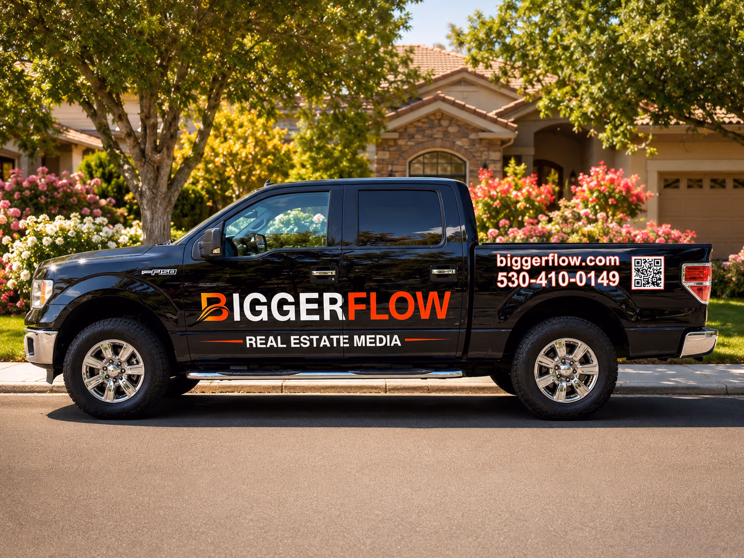 BiggerFlow vehicle wrap in Redding, CA