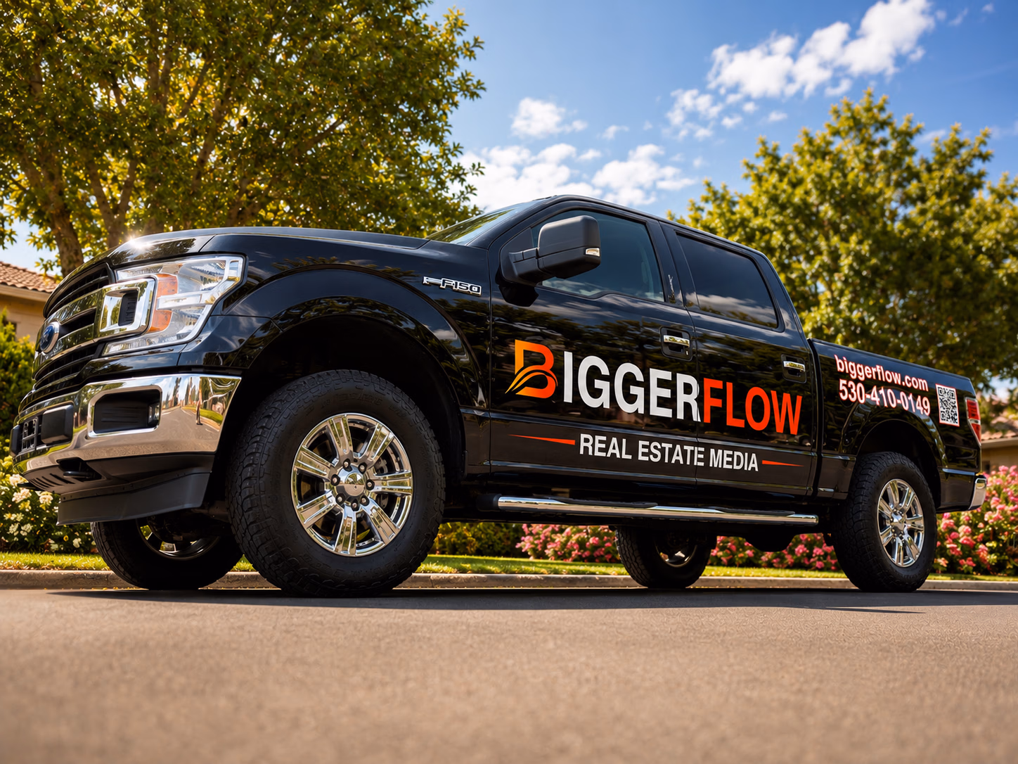 BiggerFlow vehicle wrap in Redding, CA