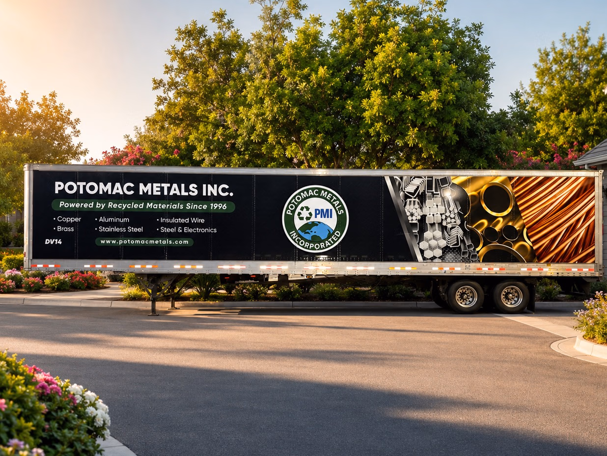 Potomac Metals Inc.  vehicle wrap in Frederick, MD