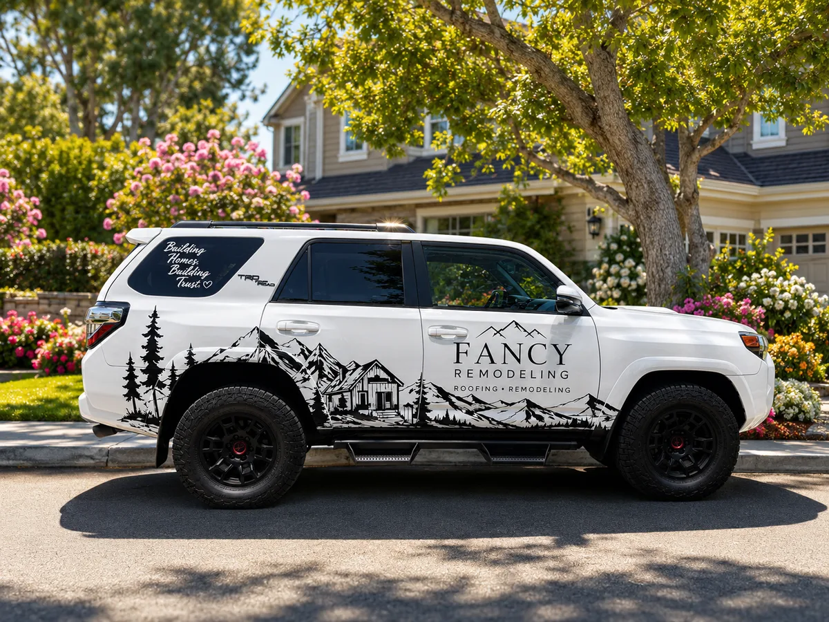 Spot graphics on a Toyota 4Runner SUV in Thousand Oaks, CA