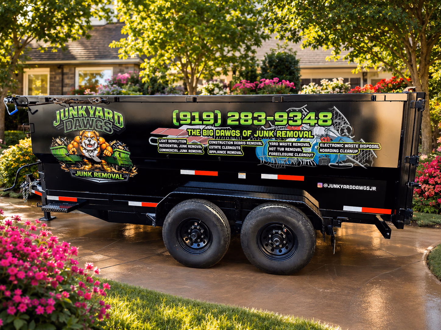 Junkyard Dawgs vehicle wrap in Wendell, NC