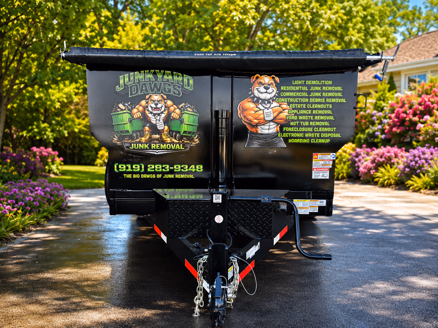 Junkyard Dawgs vehicle wrap in Wendell, NC