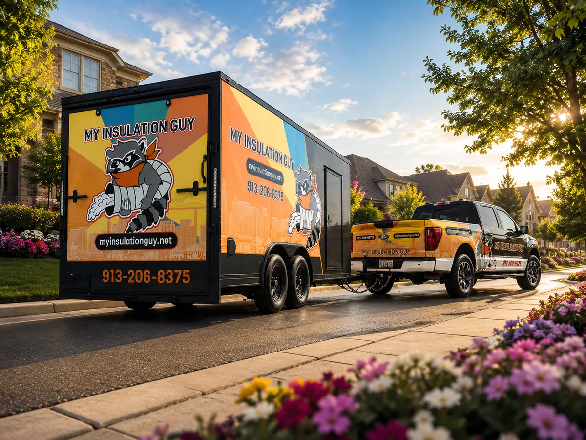 Partial wrap on a Ford F-150 truck in Kansas City, KS