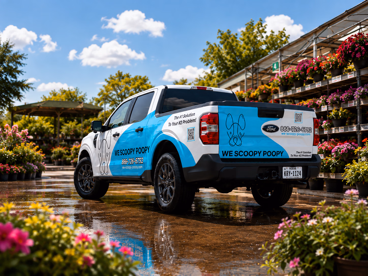 We Scoopy Poopy vehicle wrap in 75072