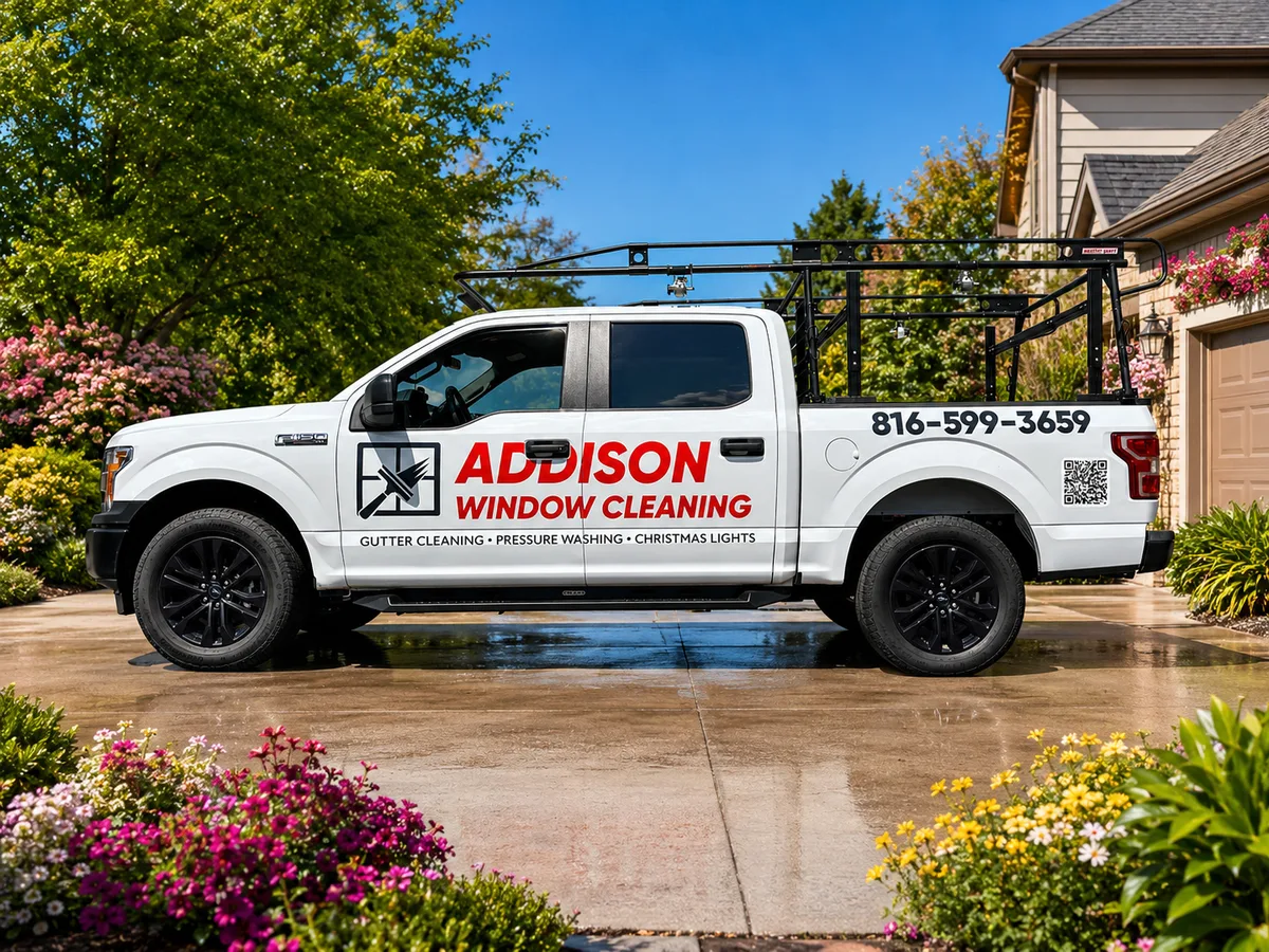 Spot graphics on a Ford F-150 truck in Kansas City, MO