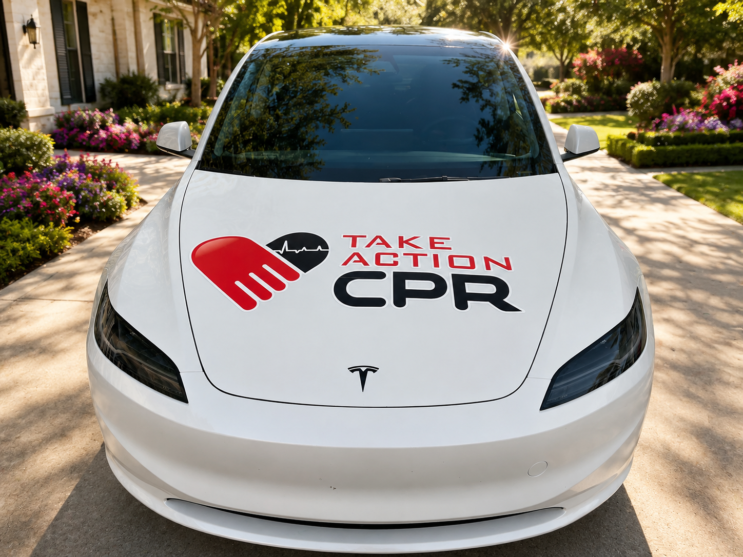 Take Action CPR vehicle wrap in Frankfort, IL
