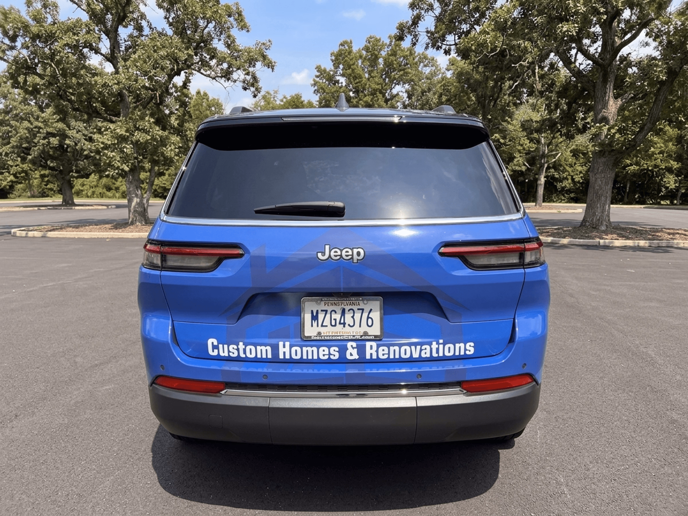 Covington Builders vehicle wrap in Flourtown, PA