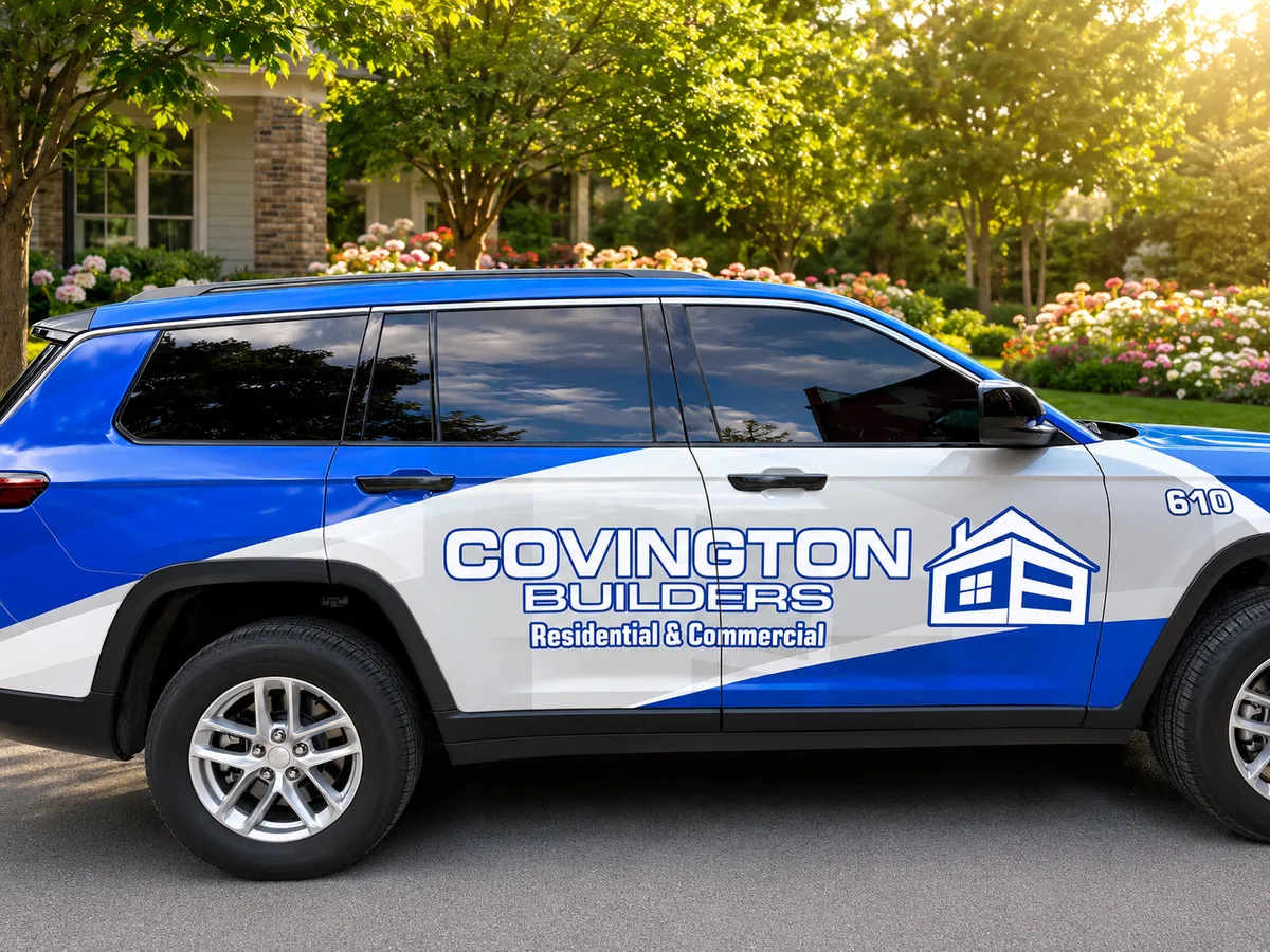 Full wrap on a Jeep Grand Cherokee SUV in Flourtown, PA