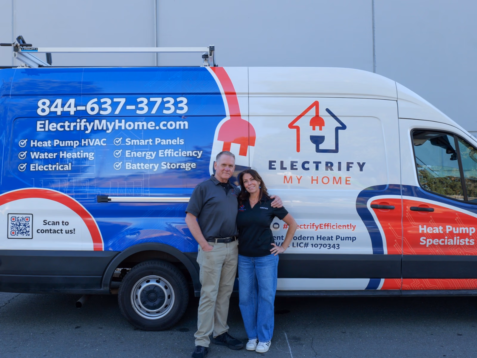 Electrify My Home vehicle wrap in Suisun City, CA