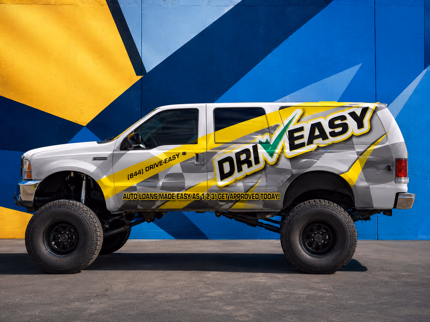Driveasy vehicle wrap in Colorado Springs, CO