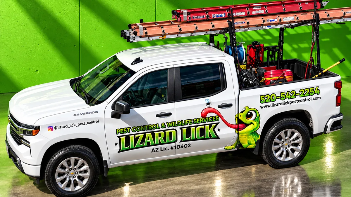 Spot graphics on a Chevrolet Silverado truck in Casa Grande, AZ