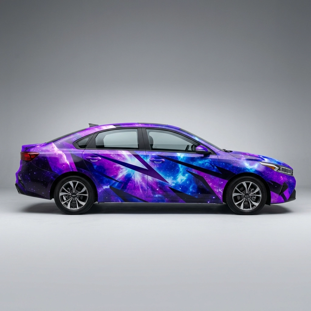 2025 Kia K4 LXS wrap concept