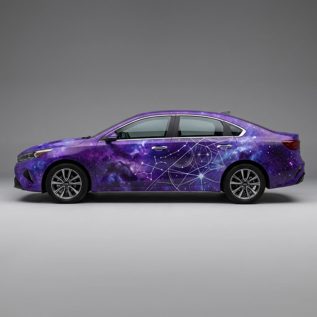 2025 Kia K4 LXS wrap concept