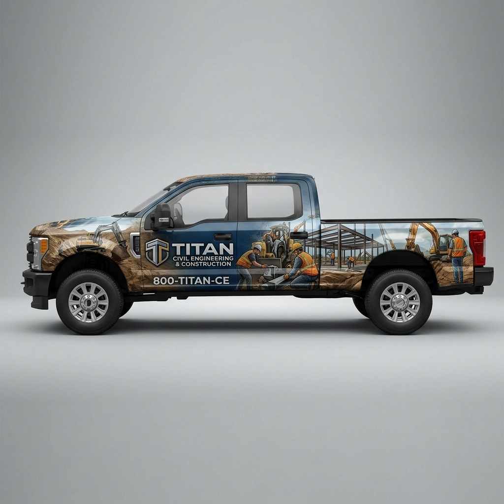 2019 Ford F-350 Super Duty XLT wrap concept