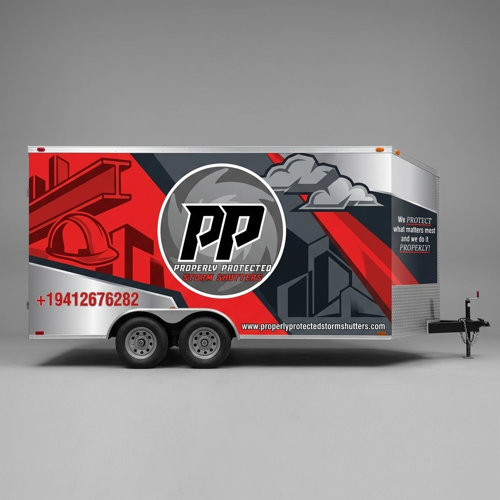 V-Nose Trailer wrap concept