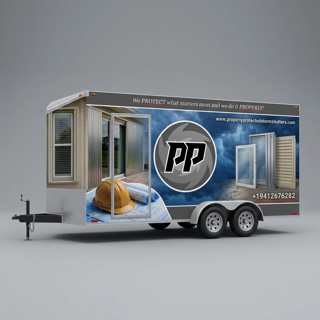 V-Nose Trailer wrap concept
