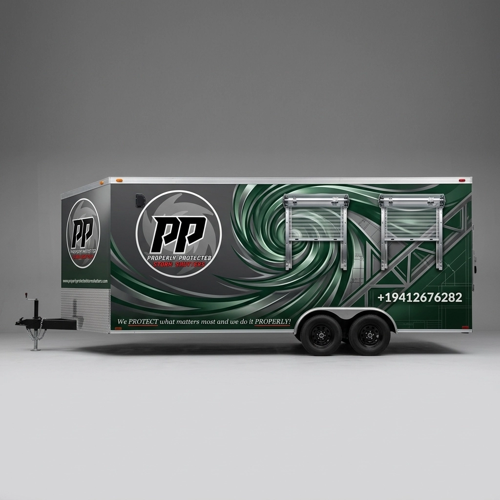 V-Nose Trailer wrap concept