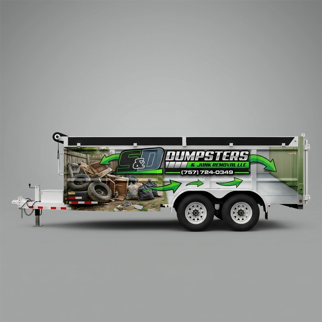 Dump Trailer wrap concept